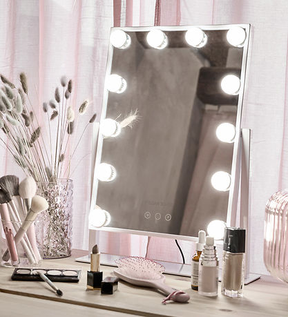 Gillian Jones Makeupspejl - 12 LED/Touch - Hvid