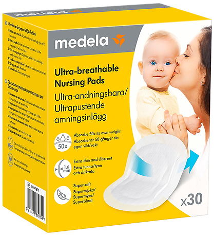 Medela Ammeindlæg - 30 stk. - Ultra Åndbare