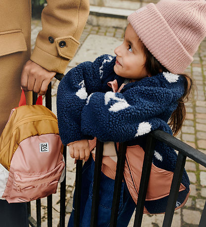 Liewood Fleecejakke - Noam - Cherry blossom/Classic navy