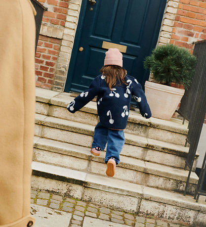 Liewood Fleecejakke - Noam - Cherry blossom/Classic navy