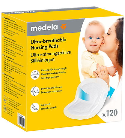 Medela Ammeindlæg - 120 stk. - Ultra Åndbare