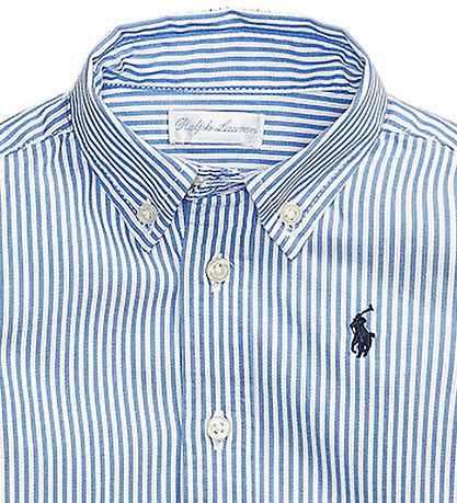 Polo Ralph Lauren Skjorte - Slim Fit - Blue/White