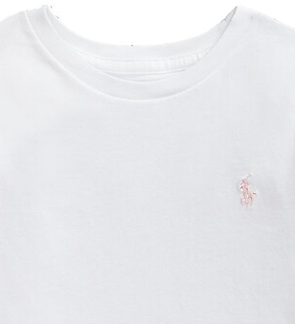 Polo Ralph Lauren Bluse - Hvid/Pink