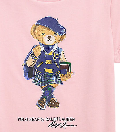 Polo Ralph Lauren T-shirt - Hint of Pink m. Bamse