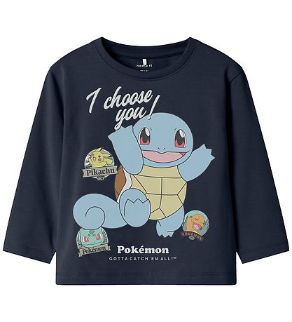 Name It Bluse - NmmJumbo - Pokemon - Navy Blazer