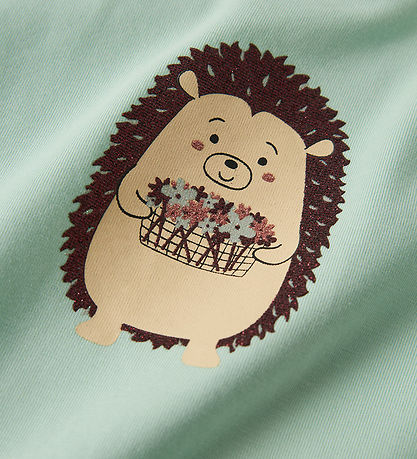 Name It Bluse - NmfVix - Gossamer Green/Tiny Hedgehog