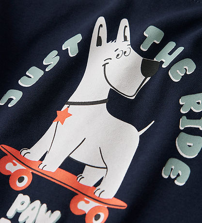 Name It Bluse - NmmVux - Navy Blazer/Skate Dog