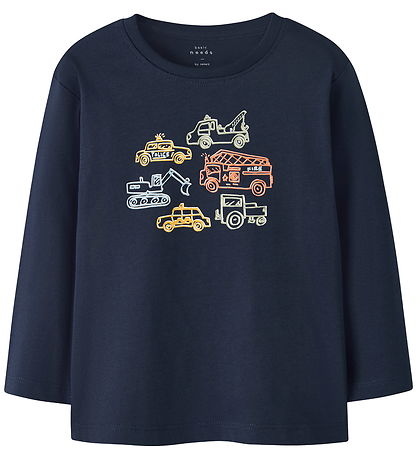 Name It Bluse - NmmVictor - Navy Blazer/Vehicles