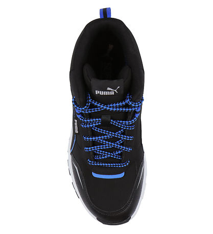 Puma Støvler - Evolve Trail Jr - Black/Hyperlink Blue