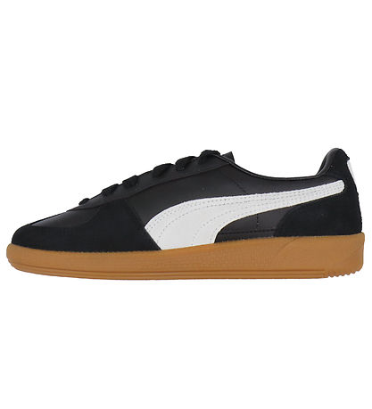 Puma Sko - Palermo Lth Jr - Puma Black/Feather Gray