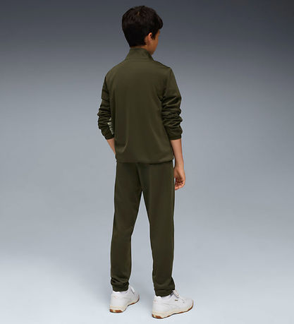 Puma Træningssæt - Poly Colorblock - Dark Olive