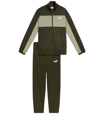 Puma Træningssæt - Poly Colorblock - Dark Olive