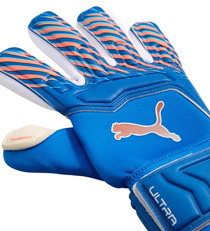 Puma Målmandshandsker - ULTRA Pro Jr NC - Ultra Blue/Glowing Red