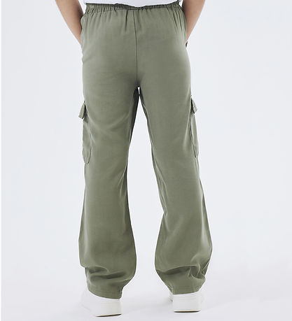 Name It Bukser - NkfBella - Deep Lichen Green
