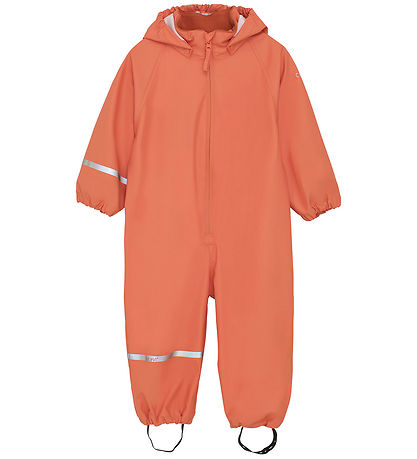 CeLaVi Regndragt m. Fleece - PU - Carnelian