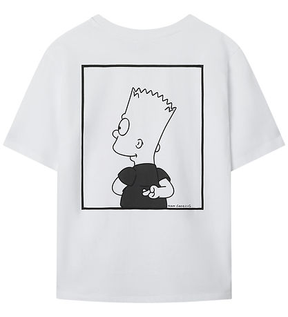 LMTD T-shirt - NlnJager - Simpsons - Bright White