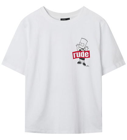 LMTD T-shirt - NlnJager - Simpsons - Bright White