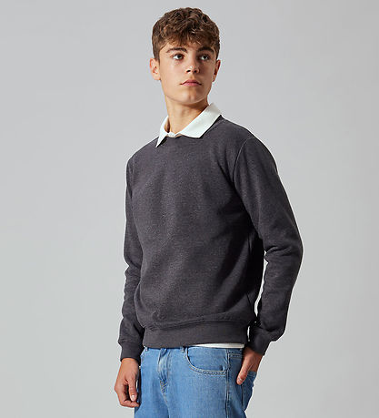 LMTD Sweatshirt - NOOS -  NlnNizu - Dark Grey Melange