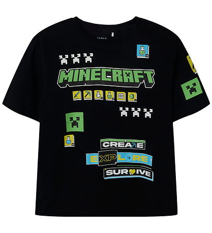 Name It T-shirt - NkmJeffy - Minecraft - Black