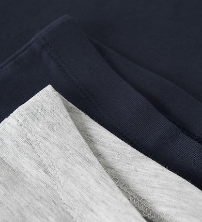 Name It Bukser - NkfVivii - 2-pak - Light Grey Melange/Navy Blaz