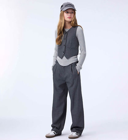 Molo Bukser - Alvina - Grey Silver Check