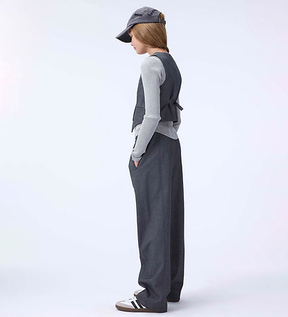 Molo Bukser - Alvina - Grey Silver Check