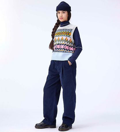 Molo Fløjlsbukser - Alaine - Galaxy Blue