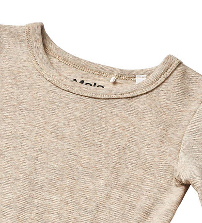 Molo Bluse - - Uld - Rihanna - Oatmeal Melange