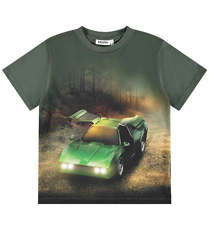 Molo Bluse - Riley - Green Car
