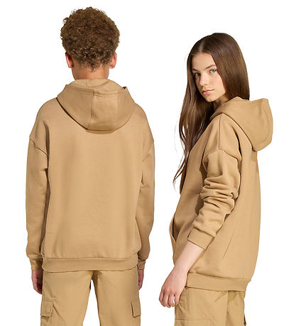 adidas Originals Hættetrøje - Loose Hoodie - Cardbo/White