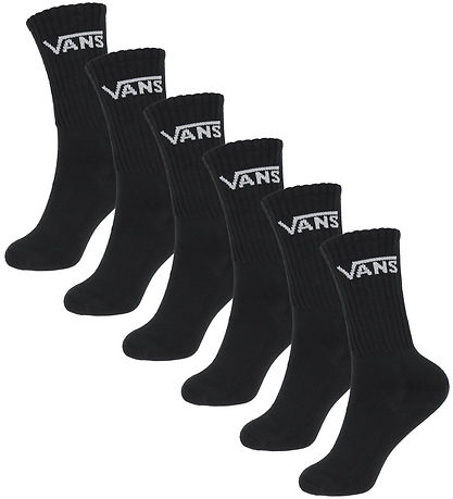 Vans Strømper - 6-pak - Classic Crew - Black