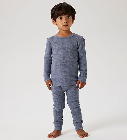 Name It Bluse - Uld - Rib - Noos - NmmWang - Folkstone Gray