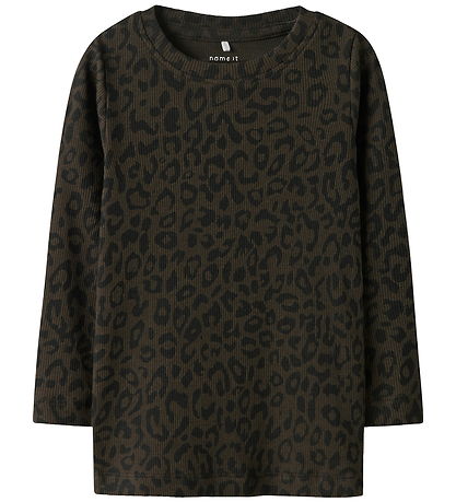 Name It Bluse - Rib - Leo - NmfLeleo - Delicioso