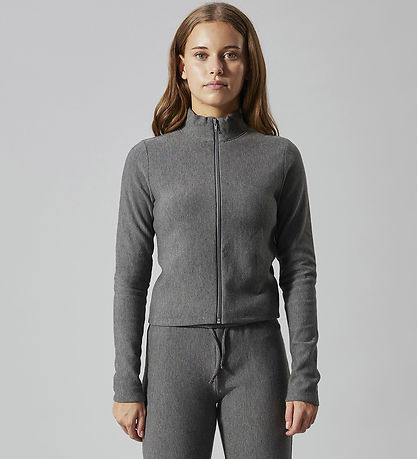 LMTD Cardigan - NlfLonja - Dark Grey Melange