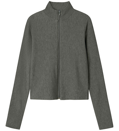 LMTD Cardigan - NlfLonja - Dark Grey Melange