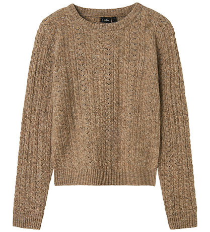 LMTD Bluse - Strik - NlfKave - Sepia Tint / Ext3103