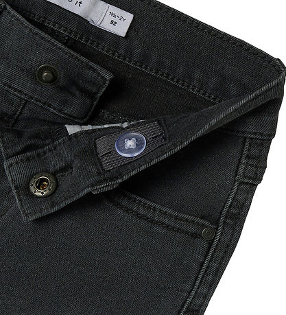 Name It Jeans - Wide - NmfRose - Dark Grey Denim