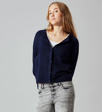 LMTD Cardigan - Strik - Noos - NlfLodet - Dark Sapphire
