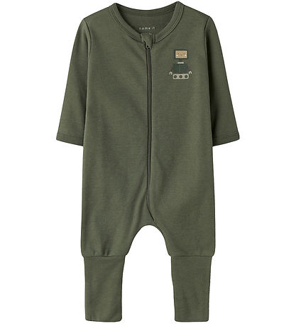 Name It Natdragt - Noos - NbmNightsuit - 2-pak - Jet Stream/w/ T