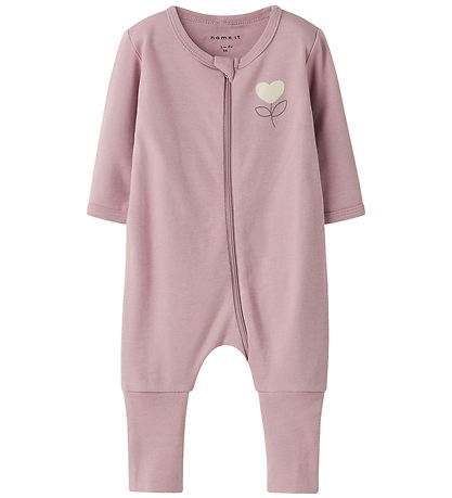 Name It Natdragt - 2-pak - Noos - NbfNightsuit - Summer Sand/W/D