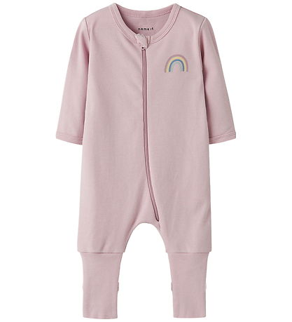 Name It Natdragt - 2-pak - Noos - NbfNightsuit - Jet Stream/W/Bu