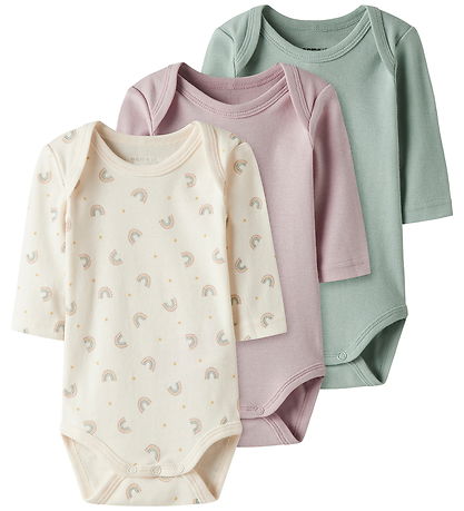 Name It Body - l/æ - 3-pak - Noos - NbfBody - Jet Stream/W/Burni