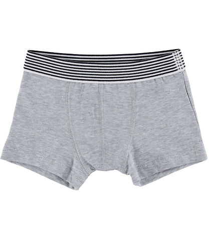 Petit Bateau Boxershorts - 2-pak - Navy/Gråmeleret