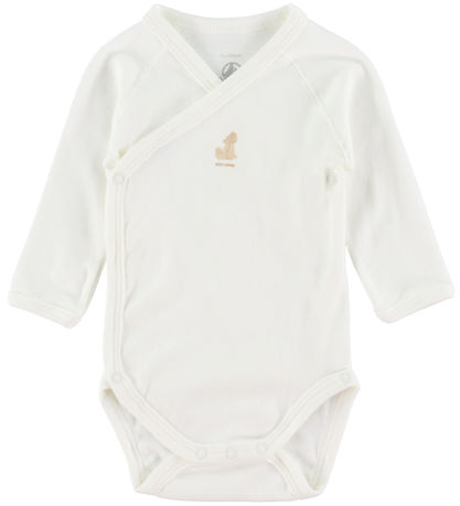 Petit Bateau Slå om Body l/æ  - 3- pak - Hvid
