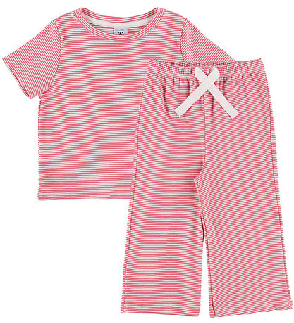 Petit Bateau Nattøj - Peonia/Marshmallow