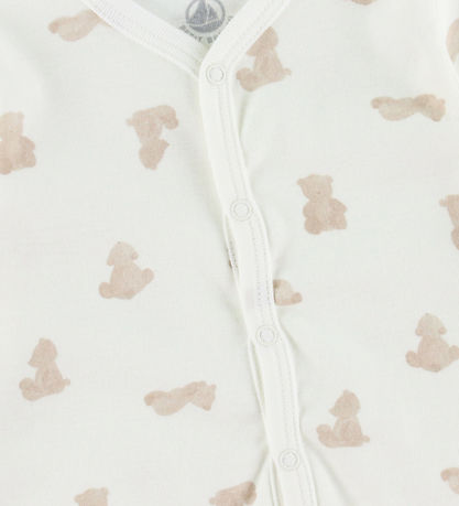 Petit Bateau Natdragt - Marshmallow/Brun