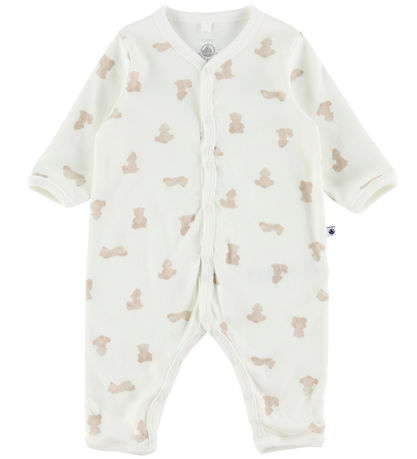Petit Bateau Natdragt - Marshmallow/Brun