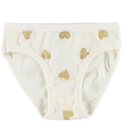 Petit Bateau Trusser - 3-pak - Hvid/Rød