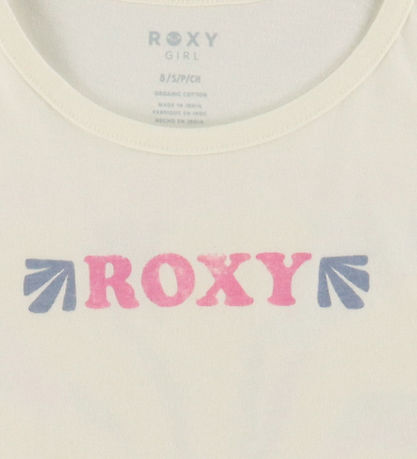 Roxy T-shirt - Lily Regular Vintage - Egret m. Print