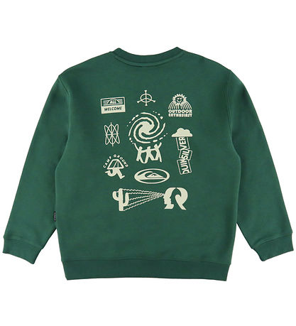 Quiksilver Sweatshirt - Salt Water Graphic - Trekking Green m. P